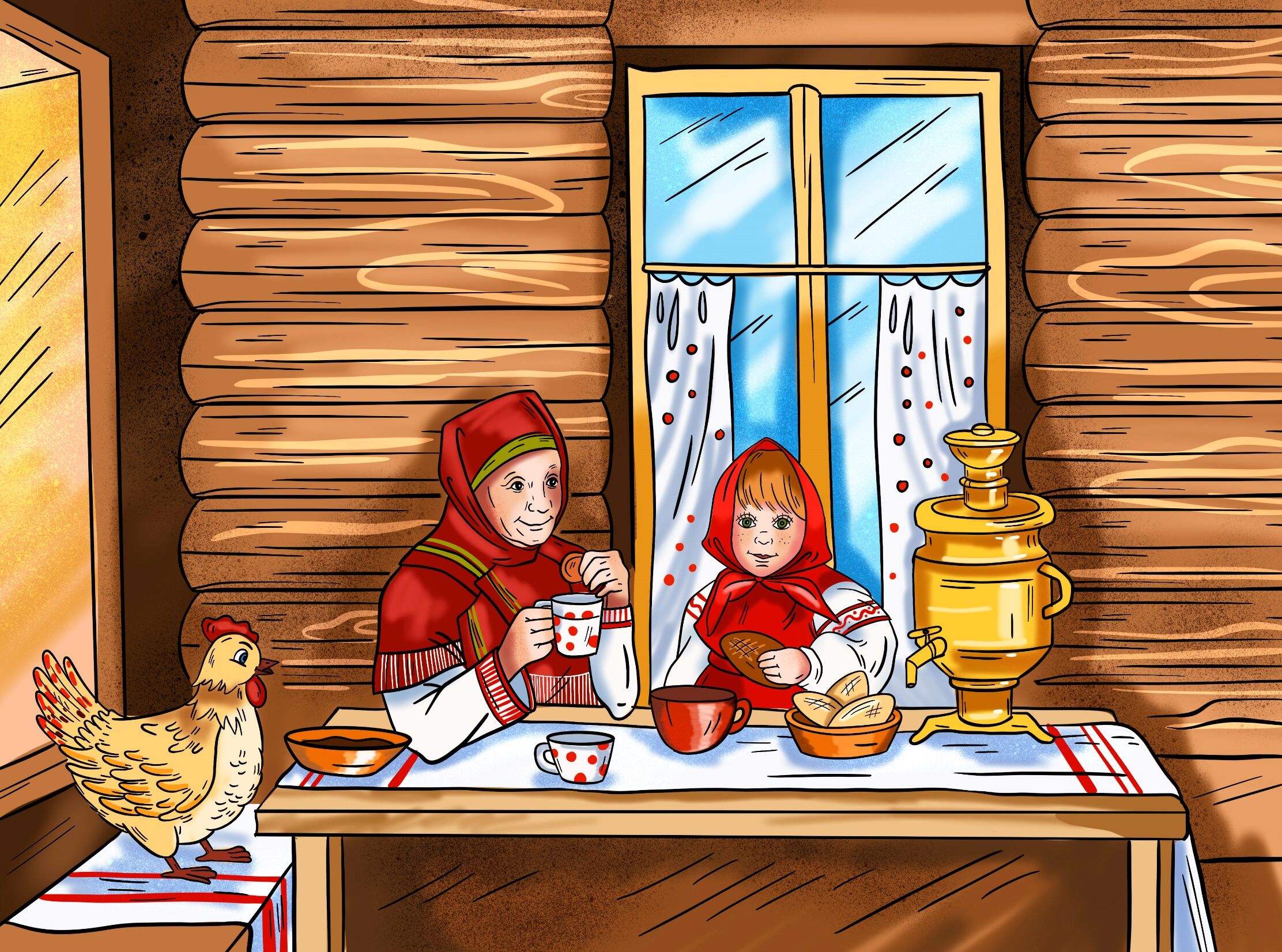 Иллюстрация к сказке бабушкины сказки