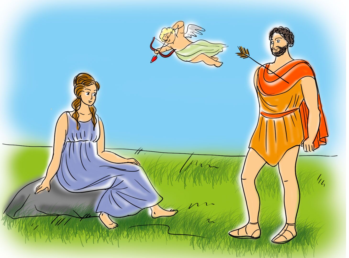 Иллюстрация к мифу о Ахиллесе